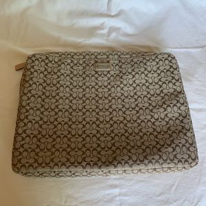 Coach laptop case